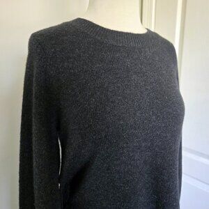 Club Monaco Tie Waist Charcoal Gray Women’s Cashmere Sweater M Size S/P